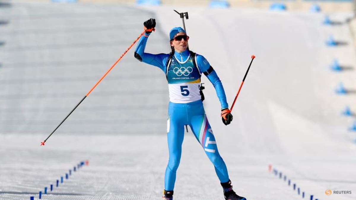 Biathlon-Vittozzi grabs gold for Italy in women's 10km pursuit
