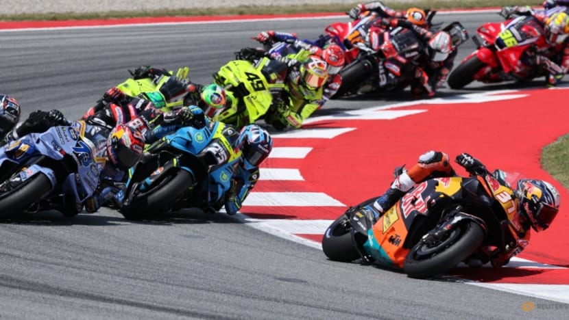 Catalan Grand Prix red-flagged after crash involving Pedro Acosta and Alex Marquez