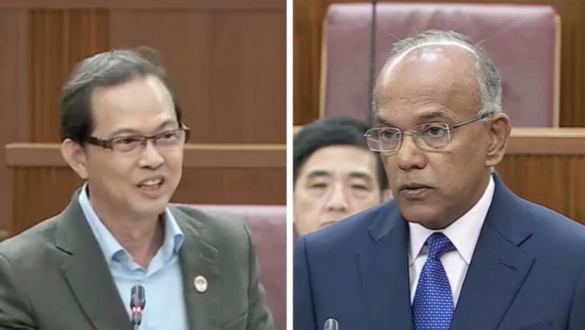 Shanmugam spars with opposition MPs over claim of 'double standards' in naming Lee Hsien Yang, Lee Suet Fern in probe