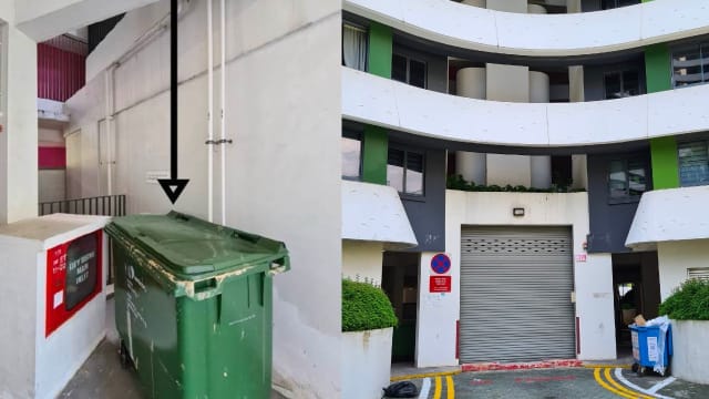 涉毒女嫌犯跳楼拒捕 执法员垃圾桶接住救一命