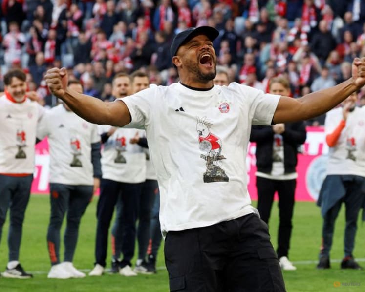 Bayern Munich win Bundesliga title with victory against VfB Stuttgart