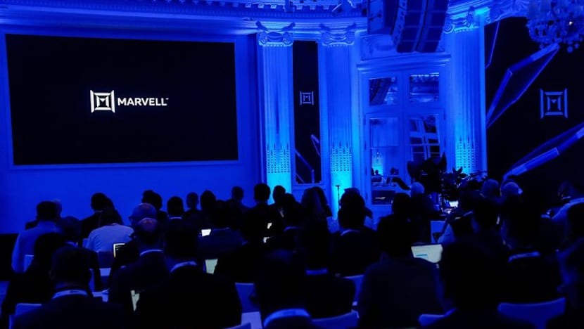 Photograph accompanying Marvell credits connectivity chips for most of a $2 billion lift in its fiscal 2028 target