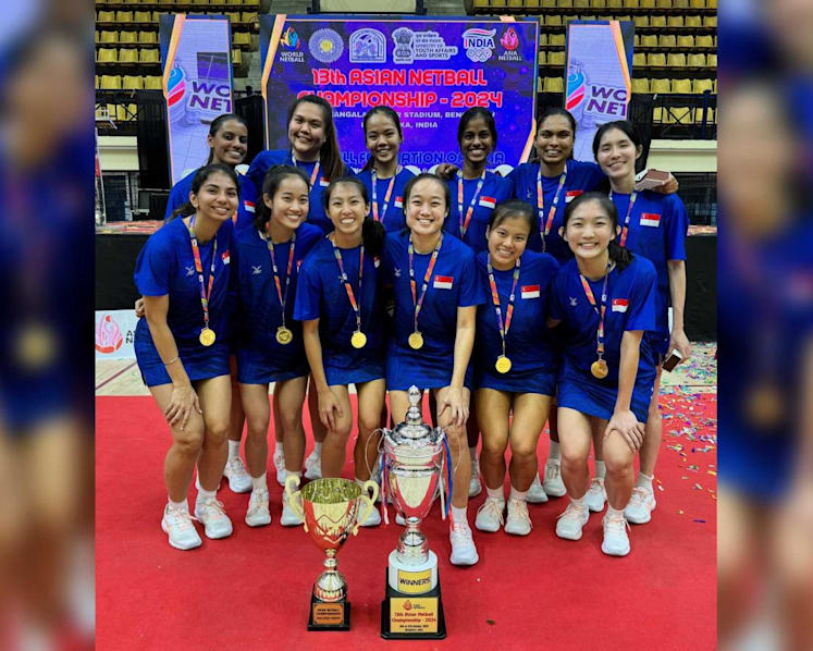 Singapore beat Sri Lanka to win Asian netball crown, ending 10-year wait