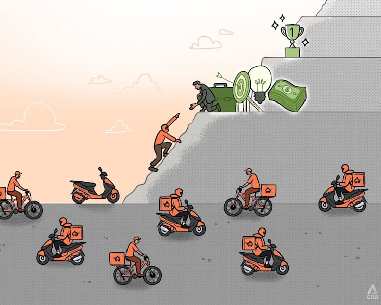 Stalled careers, limited earnings: How some young workers are getting stuck in delivery and ride-hailing jobs