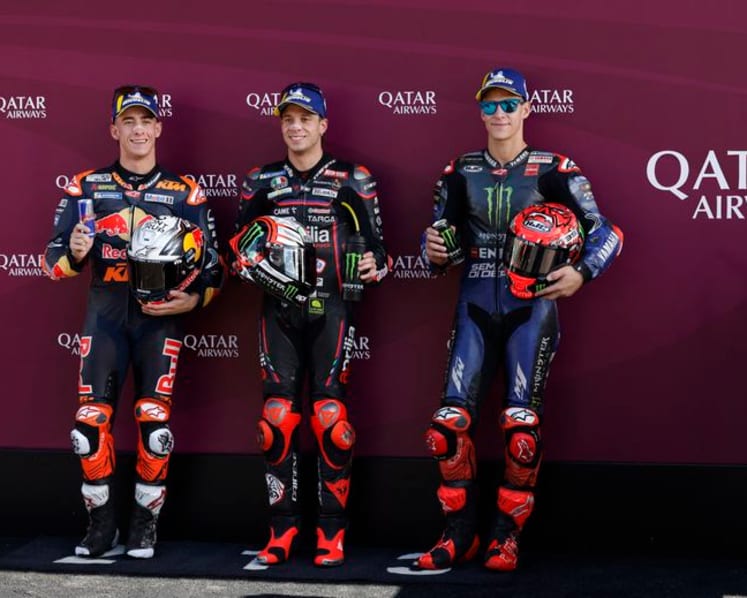 Aprilia's Bezzecchi takes pole at Portuguese Grand Prix