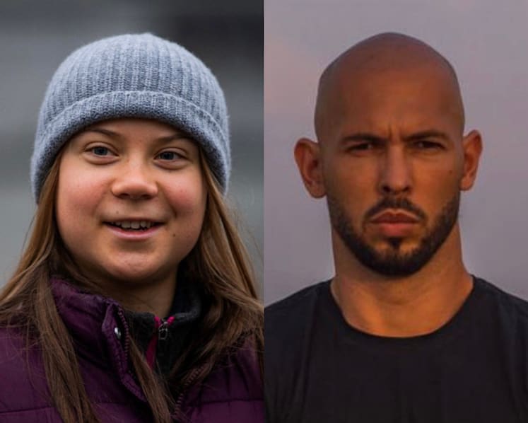 Greta Thunberg hits back at Andrew Tate after controversial influencer taunts her with his 33 cars