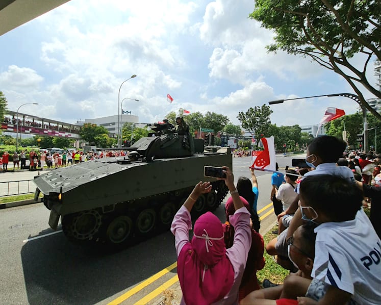 NDP 2020: Fireworks light up Singapore skies, mobile column rumbles through heartlands as nation celebrates 55th birthday