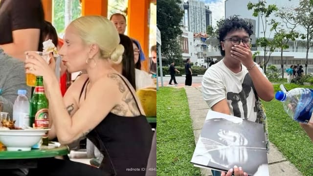 就在174号桌！Lady Gaga到麦士威熟食中心用餐，还为幸运粉丝签黑胶唱片