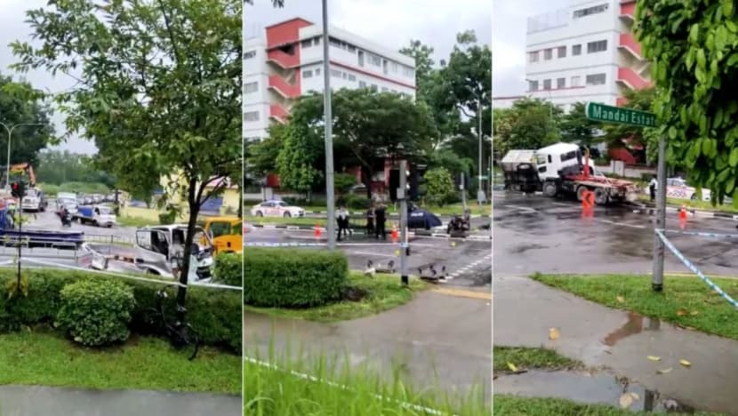 Pemandu trak diberkas susulan kematian penunggang motosikal dalam nahas 7 kenderaan di Sungei Kadut