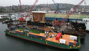 Seattle World Cup barge gives soccer's global language a waterfront home
