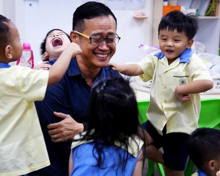 Battling stigma and distrust, male pre-school teachers find joy in shaping young minds