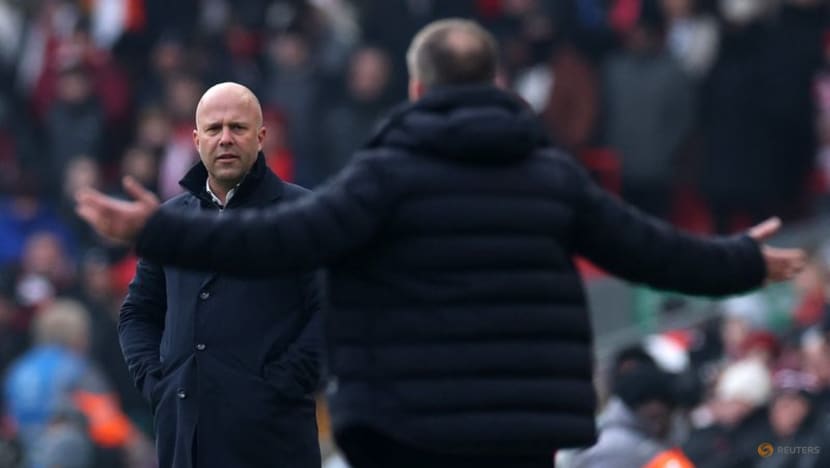 Liverpool's Slot praises spirited Accrington, lauds debutant Ngumoha Liverpool's Slot praises spirited Accrington, lauds debutant Ngumoha
