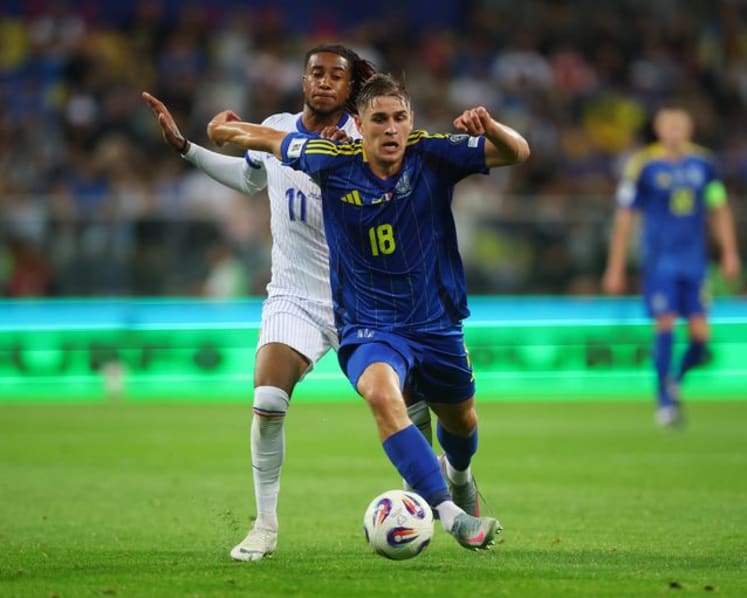 Olise, Mbappe shine as France tame Ukraine in qualifying debut