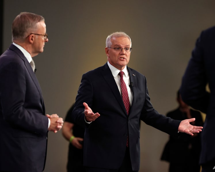 Australian party leaders clash on China in election debate