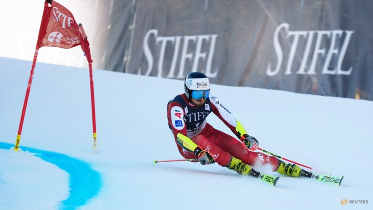 Alpine skiing-Odermatt crashes out in first run as Brennsteiner leads Copper Mountain giant slalom