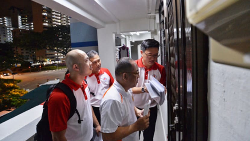 SPP candidates pay Toa Payoh residents night visit to garner support