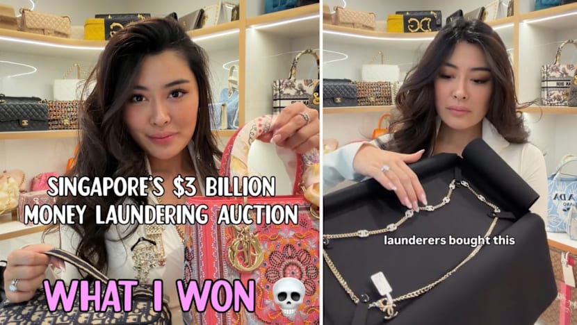 Sg 3b money laundering auction designer bag jewellery haul