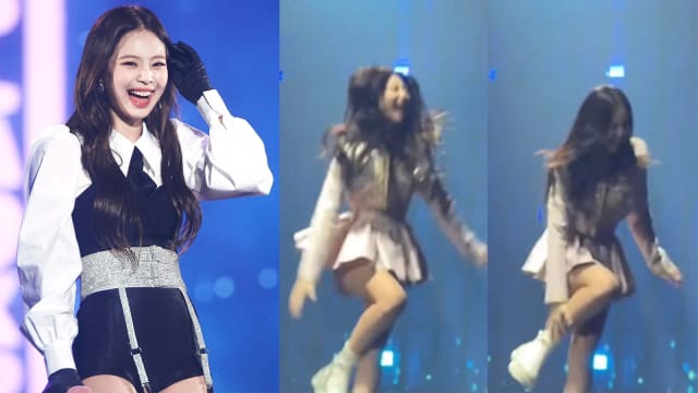 BLACKPINK Jennie演唱会再出事　疑似脚伤复发下台修整