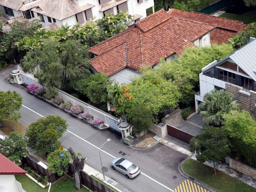A view of former Prime Minister Lee Kuan Yew's Oxley Road residence in Singapore June 14, 2017. Photo: Reuters