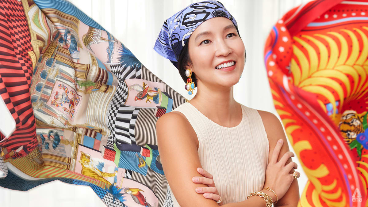 Meet Manika Yujuico, a collector of Hermes silk scarves in