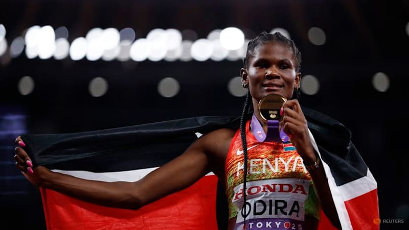 Kenyan Odira storms to shock 800m gold