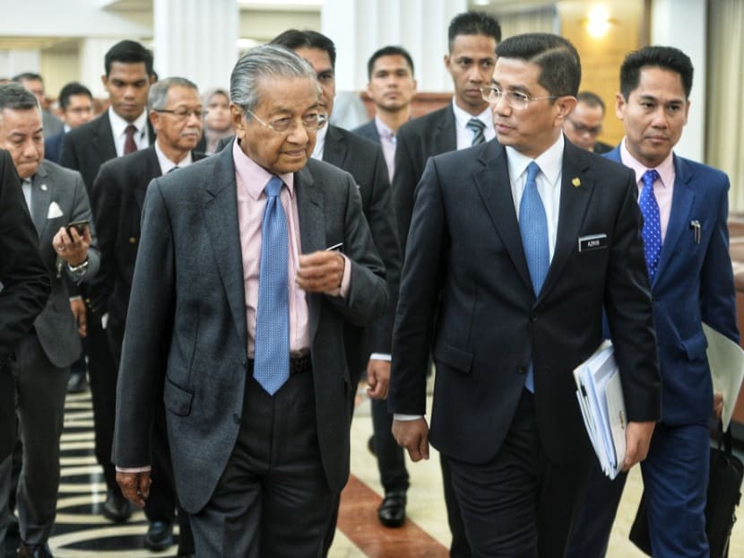 Mr Azmin Ali and his group of former PKR lawmakers purported that they had attempted to protect Dr Mahathir Mohamad from being undermined by Pakatan Harapan. Mr Azmin Ali and his group of former PKR lawmakers purported that they had attempted to protect Dr Mahathir Mohamad from being undermined by Pakatan Harapan.