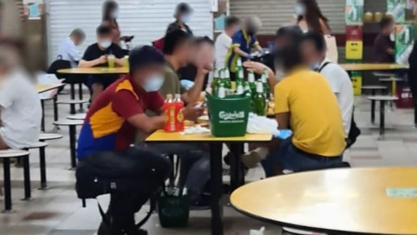 84 people caught breaching COVID-19 measures at hawker centres during weekend checks: NEA