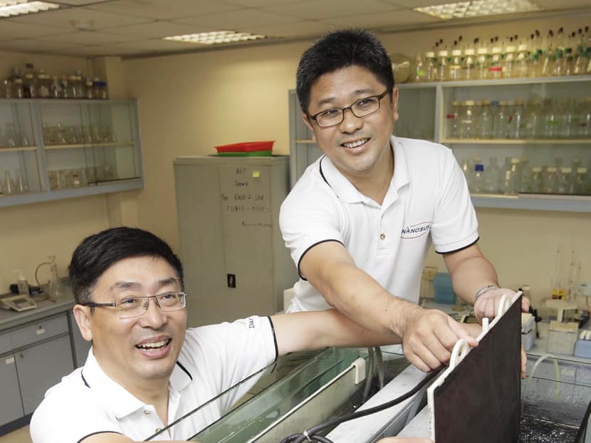 NTU start-up breaks into clean water sector with filtration membrane
