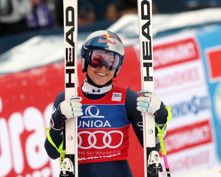 Alpine skiing-Vonn takes Zauchensee downhill for 84th World Cup win