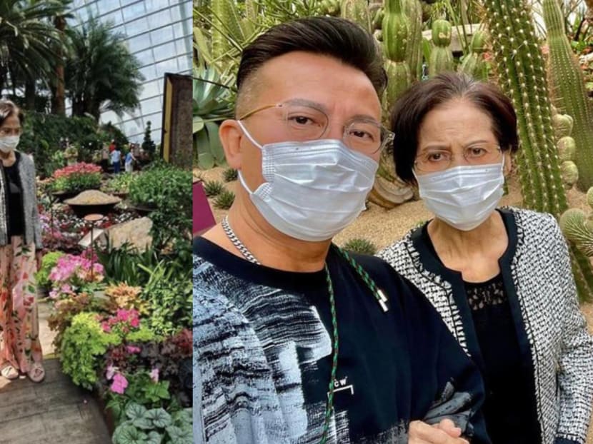 Chen Hanwei Finally Reunites With His Mum After Almost 2 Years; Takes Her To Gardens By The Bay