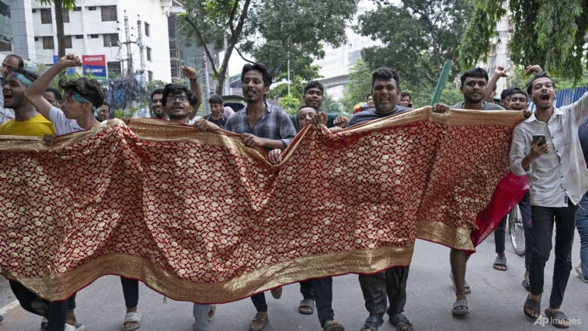 PHOTOS: Bangladesh protesters celebrate as prime minister resigns and flees abroad PHOTOS: Bangladesh protesters celebrate as prime minister resigns and flees abroad
