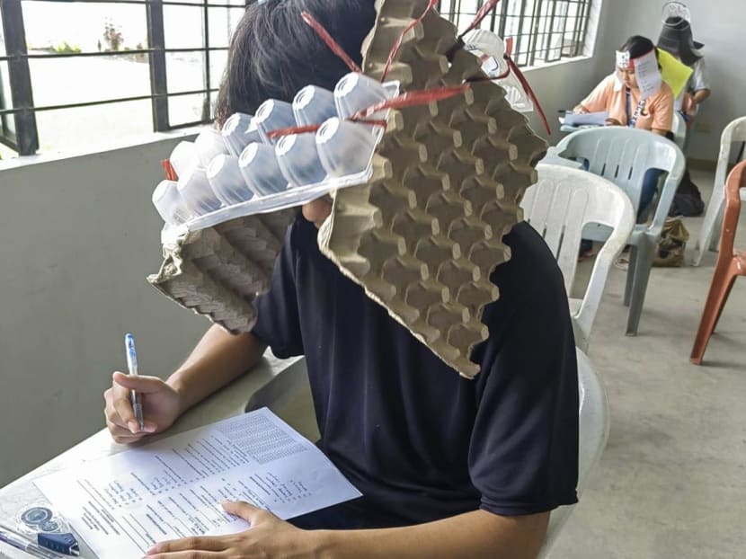 #trending: Creative ‘anti-cheating’ hats by university students in Philippines go viral