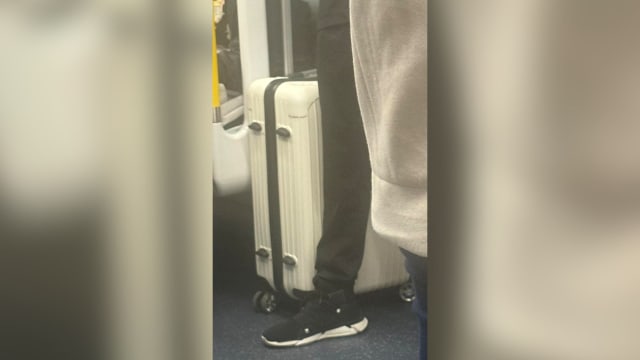 女子为赶搭港铁用行李卡车门 结果逗笑一众网友