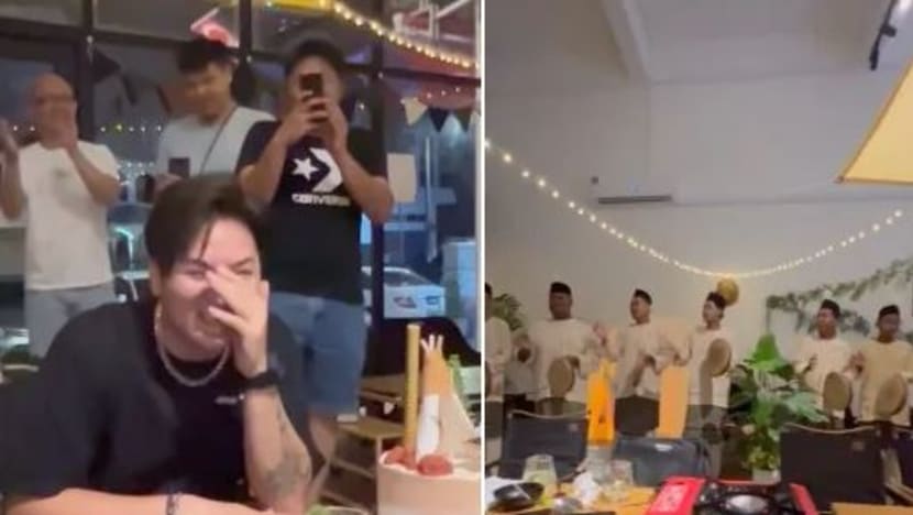 Lelaki Cina ini terima kejutan paluan kompang sempena hari jadi Lelaki Cina ini terima kejutan paluan kompang sempena hari jadi