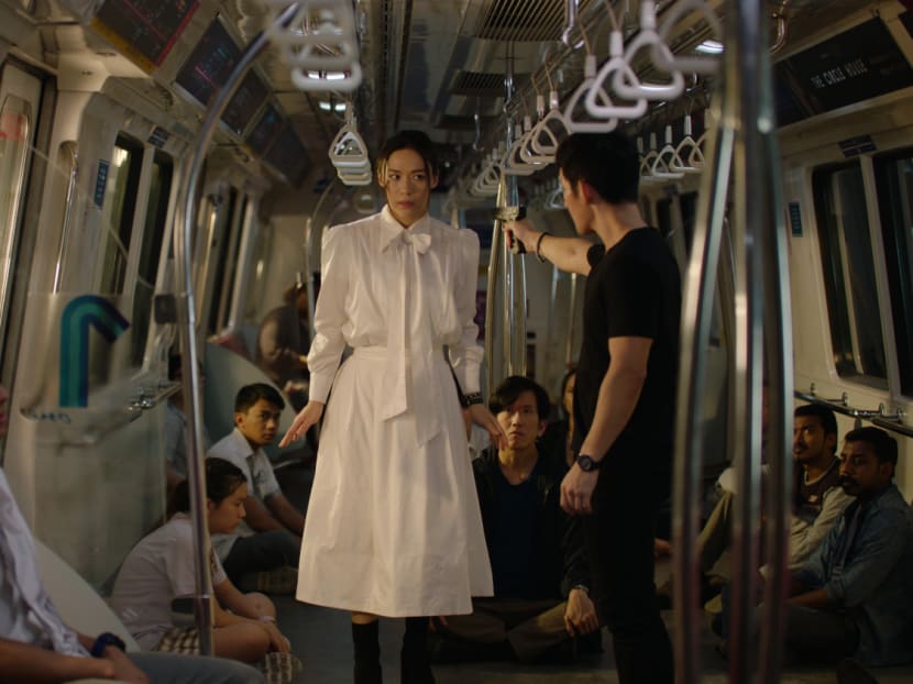In a hijacked MRT train, Rebecca Lim and Andie Chen play enemies not lovers for once