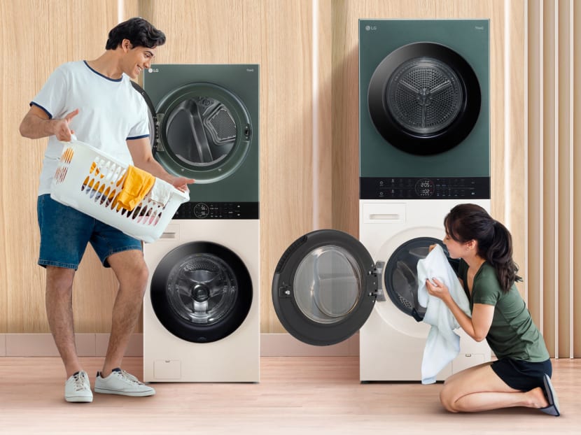 Fulfil that tall laundry order with the LG WashTower