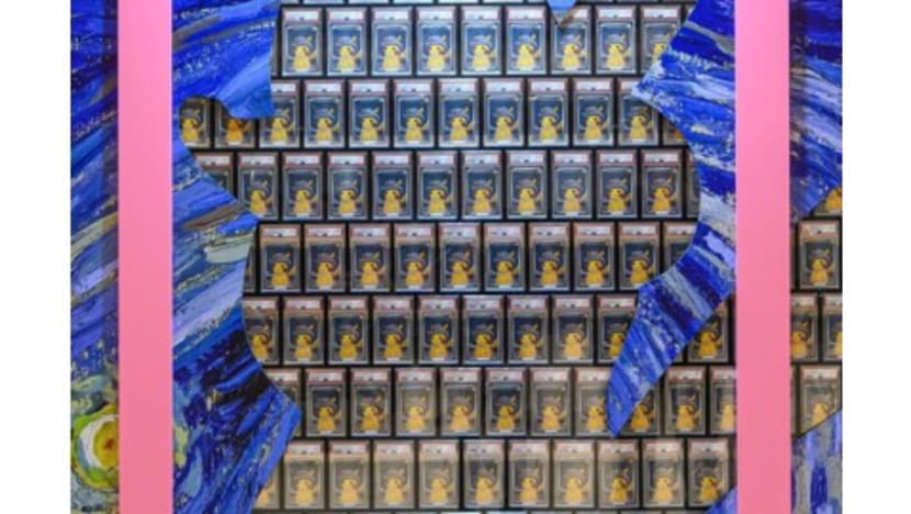 World's Largest Van Gogh Pikachu Card Wall Debuts at Hong Kong Grade10 Festival
