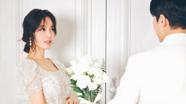 AOA成员澯美晒婚纱照宣布结婚喜讯！