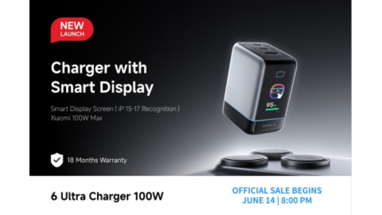 CUKTECH 6 Ultra 100W Smart Display Charger Launches in the Philippines on June 14
