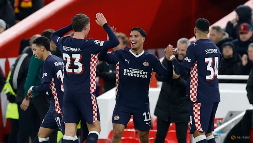 PSV Eindhoven stun Liverpool with 4-1 thrashing at Anfield