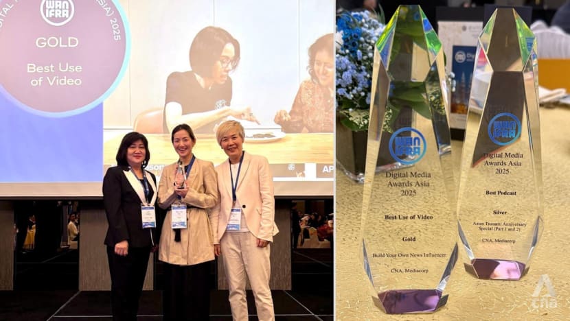 CNA wins gold for Best Use of Video and silver for Best Podcast at Digital Media Awards Asia 2025