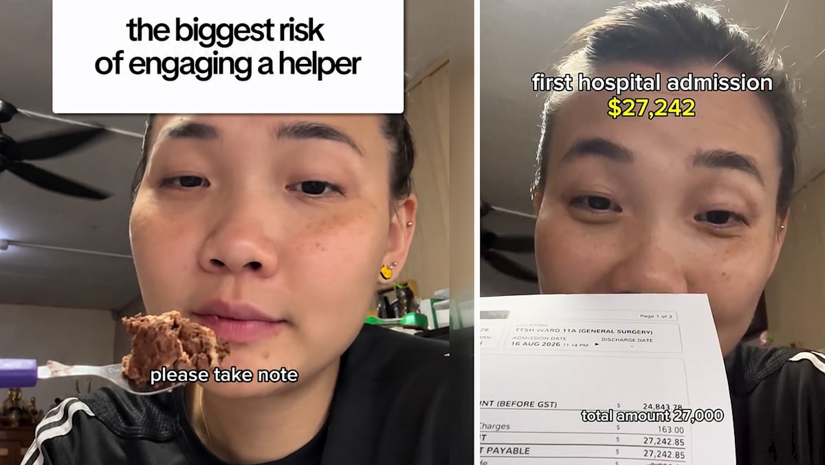 S'pore Mum Hit With $41K Medical Bills After Domestic Helper Suffers Collapsed Lung Twice, Hospitalised For 2 Mths