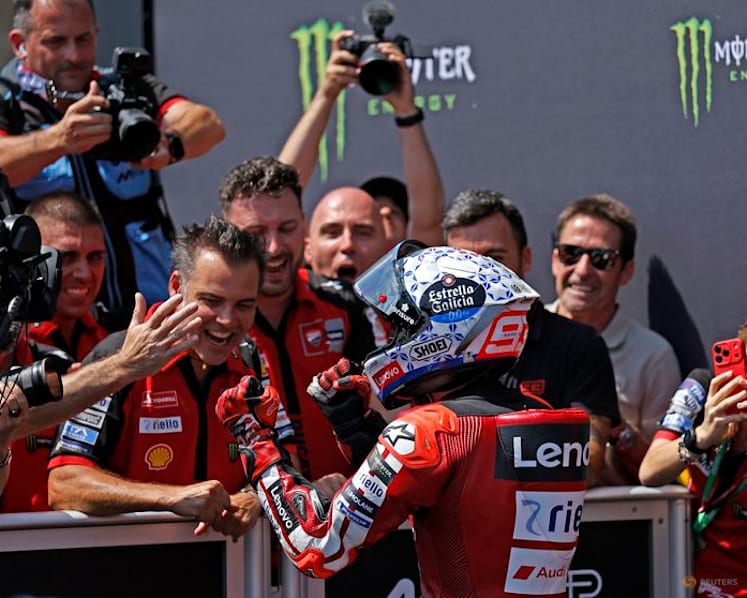 Marquez storms to Czech MotoGP victory with late pass on Bagnaia