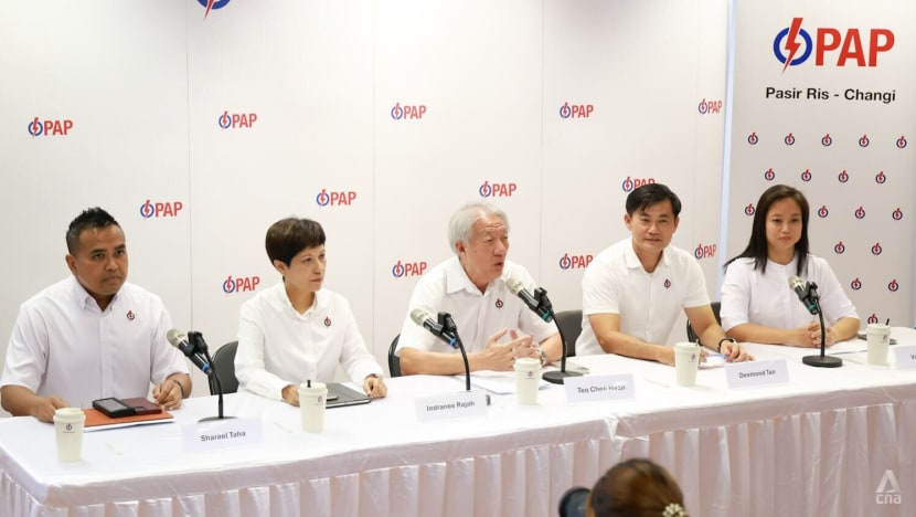 GE2025: SM Teo Chee Hean steps aside as Indranee Rajah leads PAP slate at new Pasir Ris-Changi GRC
