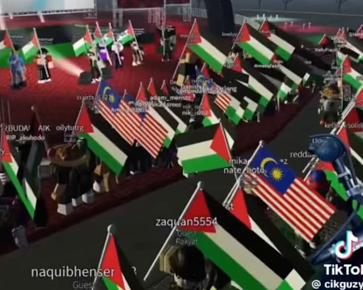 Malaysia's children take to online gaming platform Roblox for virtual pro-Palestine protests