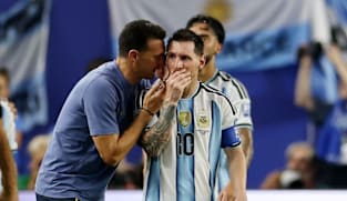 'A machine': Scaloni not surprised by Messi's form at 39