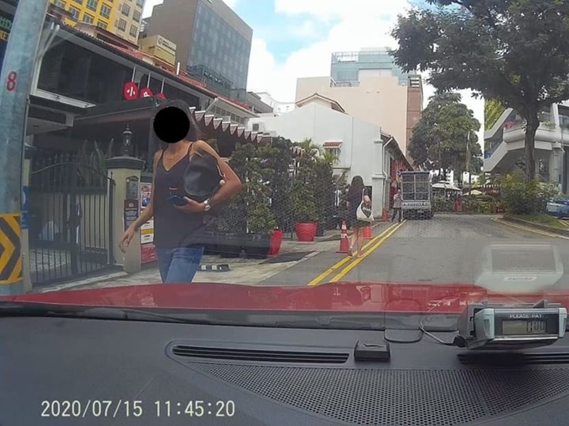 A man who identified himself as the son of the taxi driver put out an appeal on Facebook seeking help to find a woman who he claimed had assaulted his father.