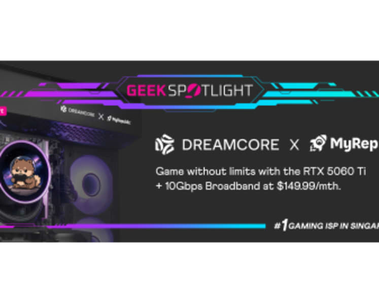 MyRepublic expands GAMER lineup with Dreamcore x MyRepublic RTX 5060 Ti Gaming PC and Limited Edition ASUS T1 Graphics Card Broadband Bundle