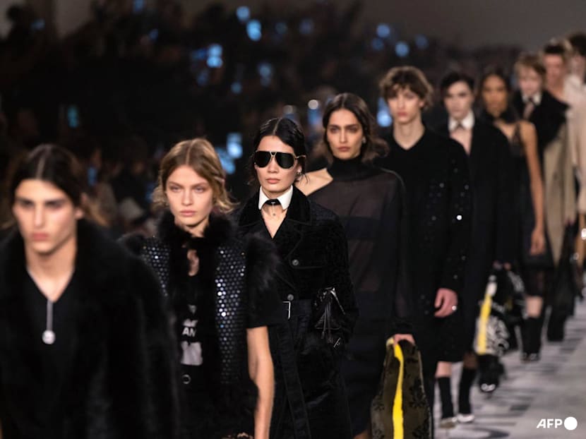 Dior's former creative director Maria Grazia Chiuri presents debut collection for Fendi at Milan Fashion Week