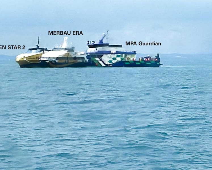 Fire broke out on Singapore-Batam passenger ferry off Kusu Island, no injuries reported